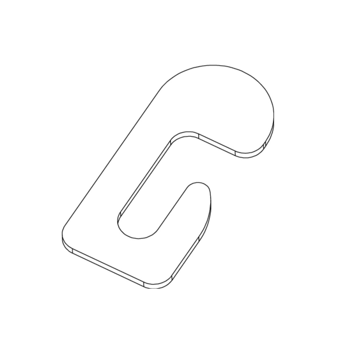 K2-Systems Distance plate for Roof Hooks - 1000005 - Image 2