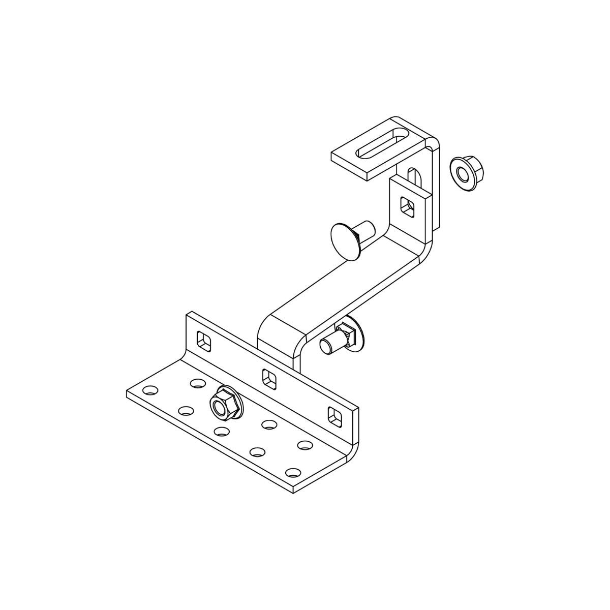 K2-Systems Roof Hook Vario 2 - 1000107 - Image 3