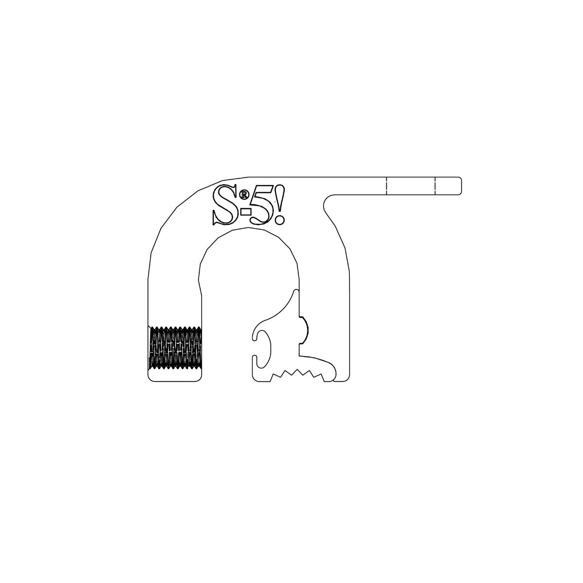 K2-Systems SolidRail S-5 Round Seal Clamp - 1000888 - Image 2