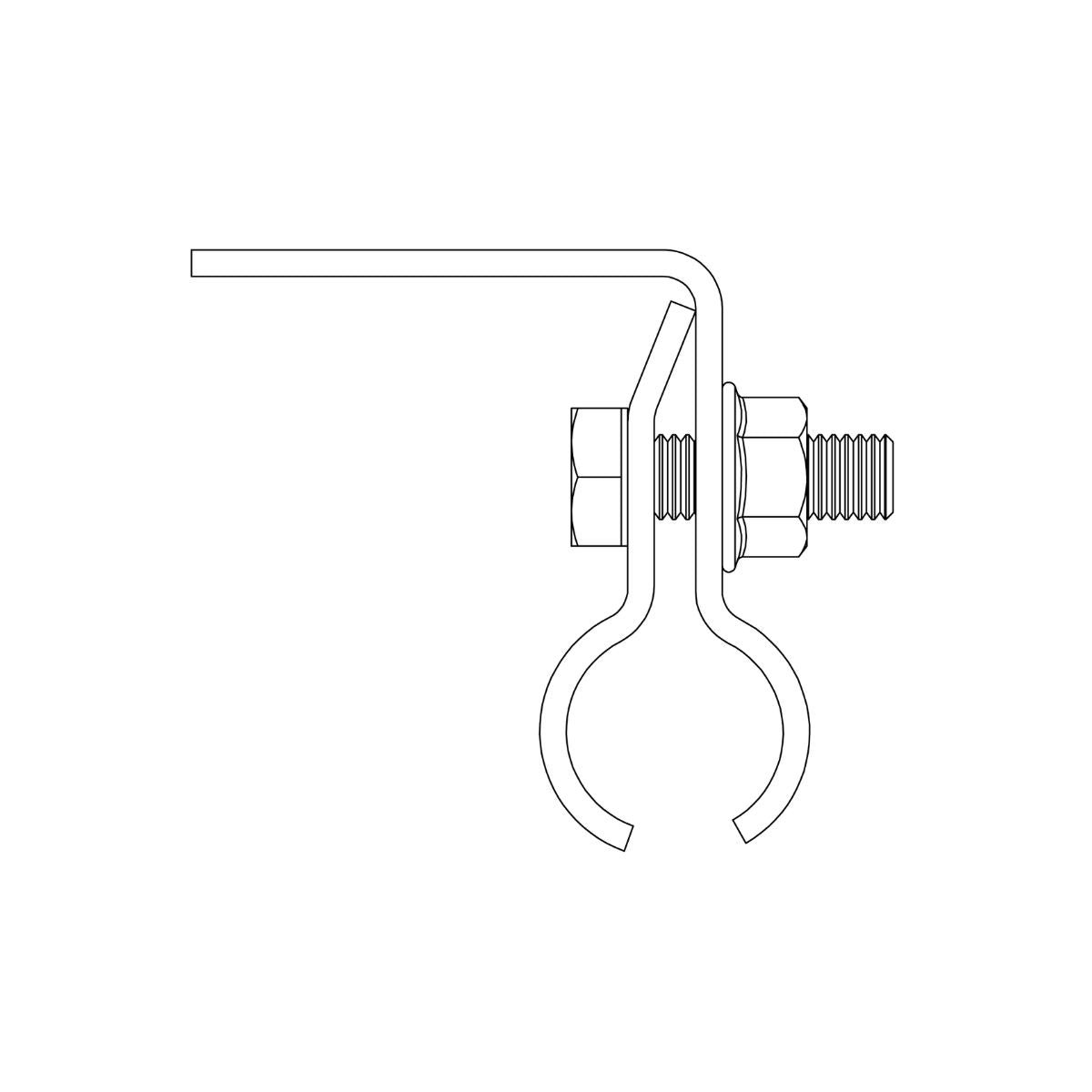K2-Systems Solid Round Seam Clamp - 2001853 - Image 3