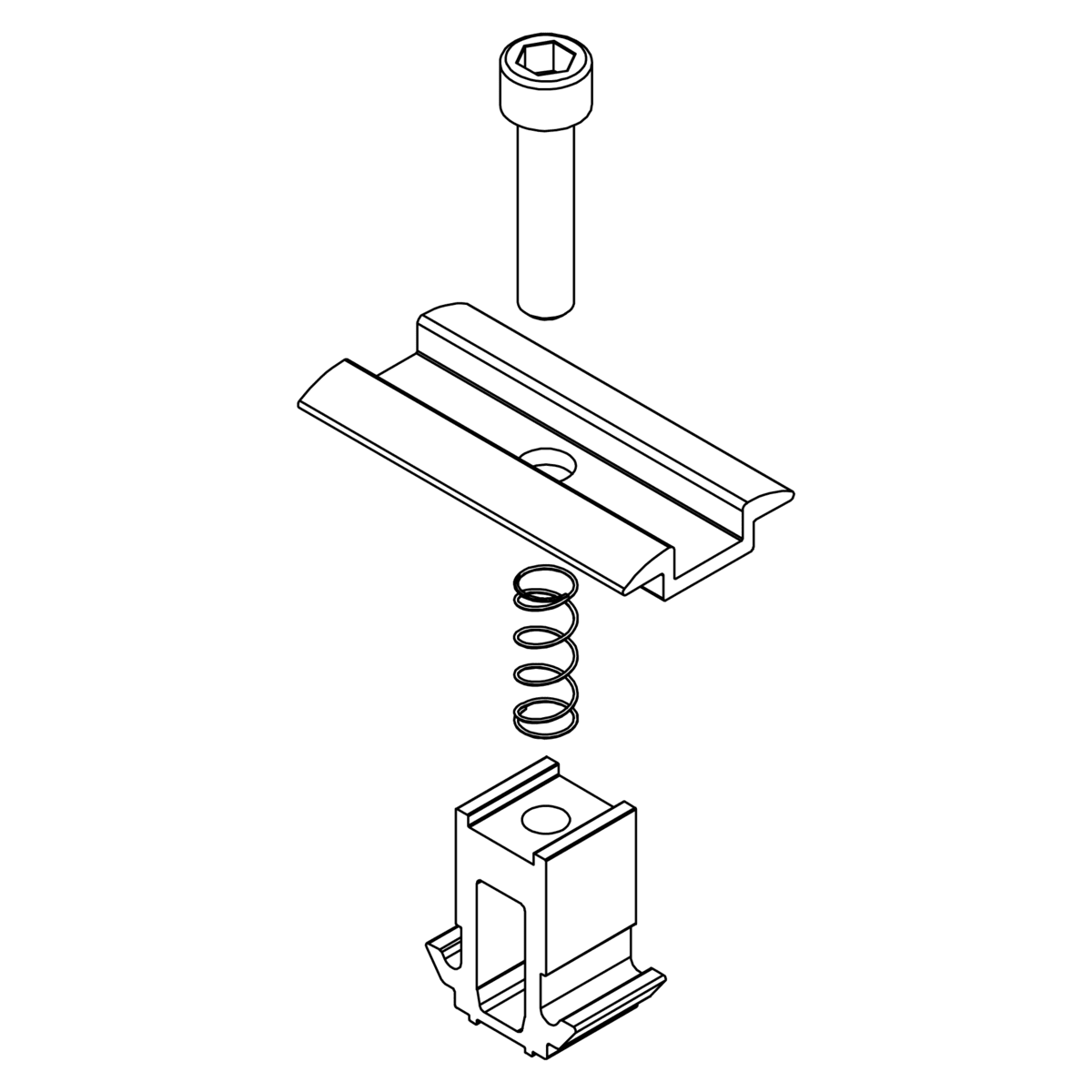 K2-Systems Dome Middle Clamp 30-50mm - 2002609 - Image 4