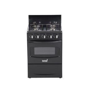 Totai 4 Burner Gas Stove + Oven with FFD - Black