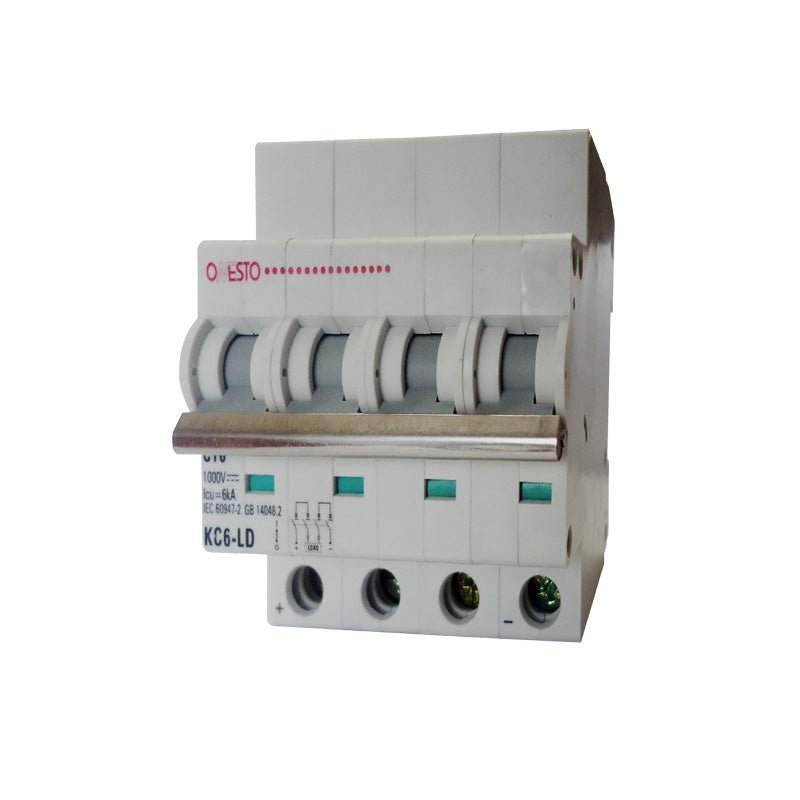 Onesto 20A 880V - 1000V 6kA DC 4 Pole Circuit Breaker