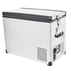 SnoMaster SMDZ-TR42 12V-220V 42 Litre Stainless Steel Portable Fridge-Freezer