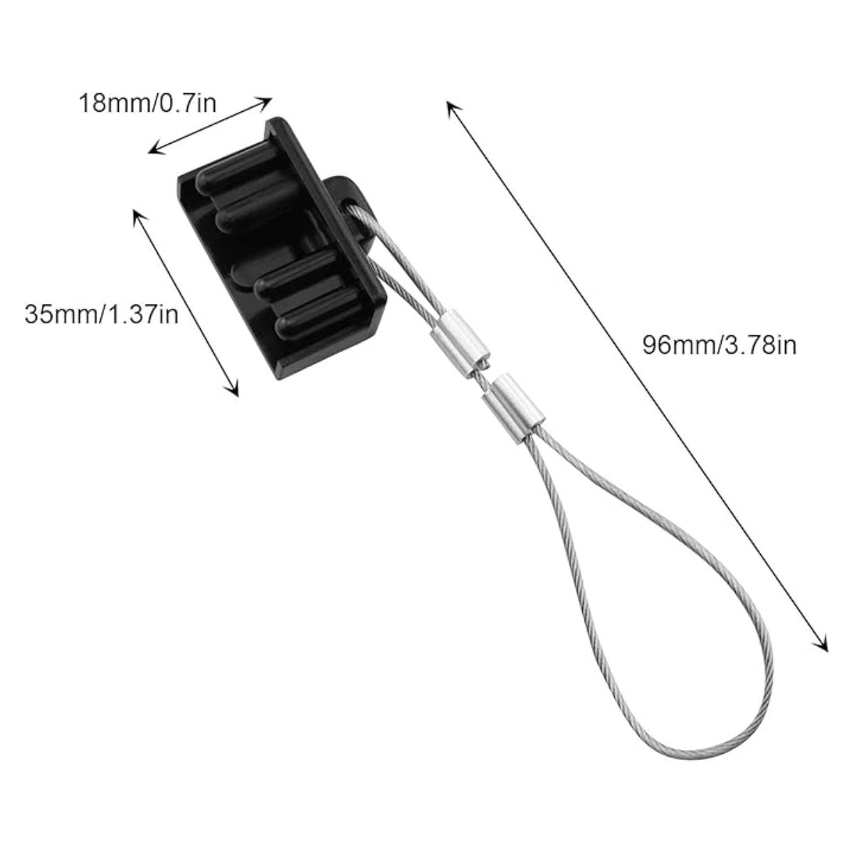 50A Square Connector Hard Dust Cover Pack of 2 - Image 3