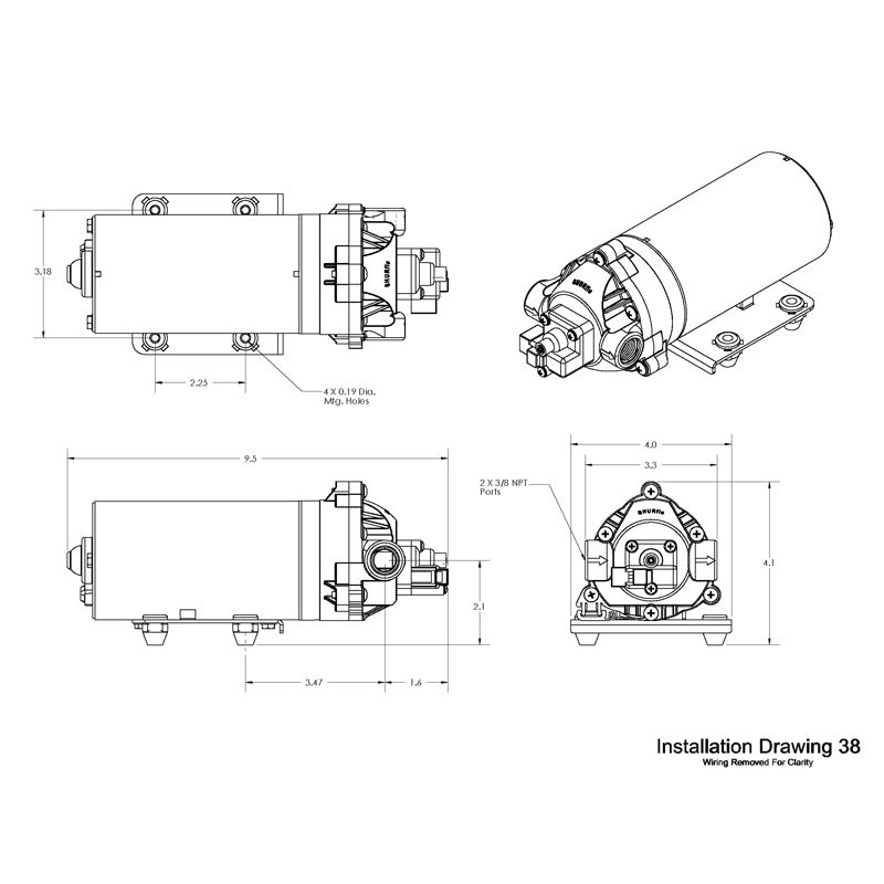 Shurflo 8030-813-239 12V High Pressure Demand Pump - Image 2
