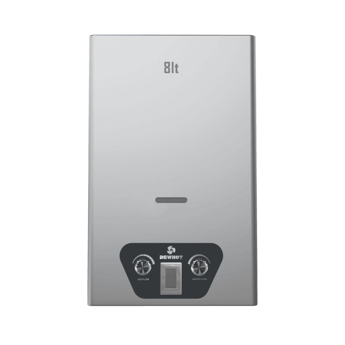 Dewhot 8 Litre Stainless Steel Diaphragm Activated Gas Water Heater-Indoor