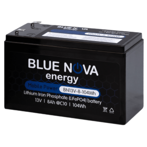 BlueNova BN13V-8-104Wh MPS LiFePO4 Battery