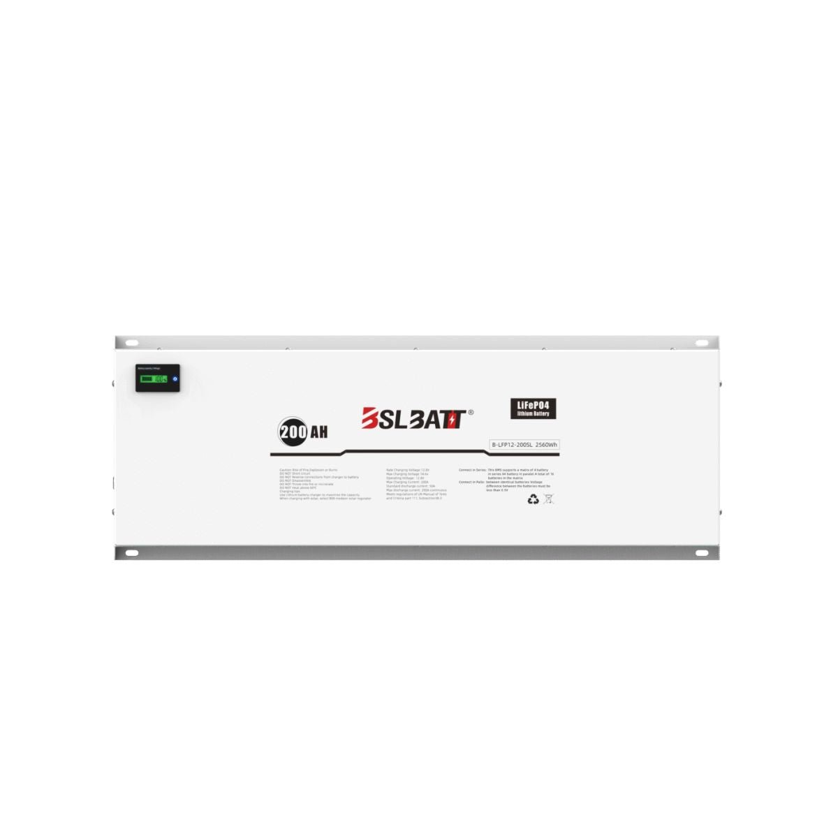 BSL 12V 200Ah LiFePO4 Flat-Pack Battery