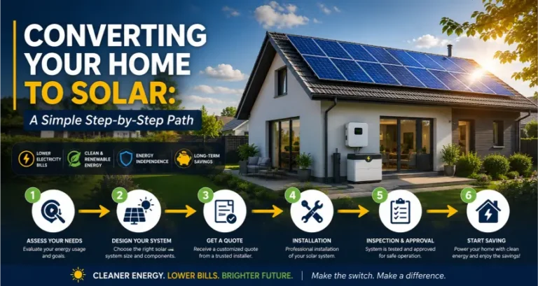 Converting Your Home to Solar: A Simple Step-by-Step Path