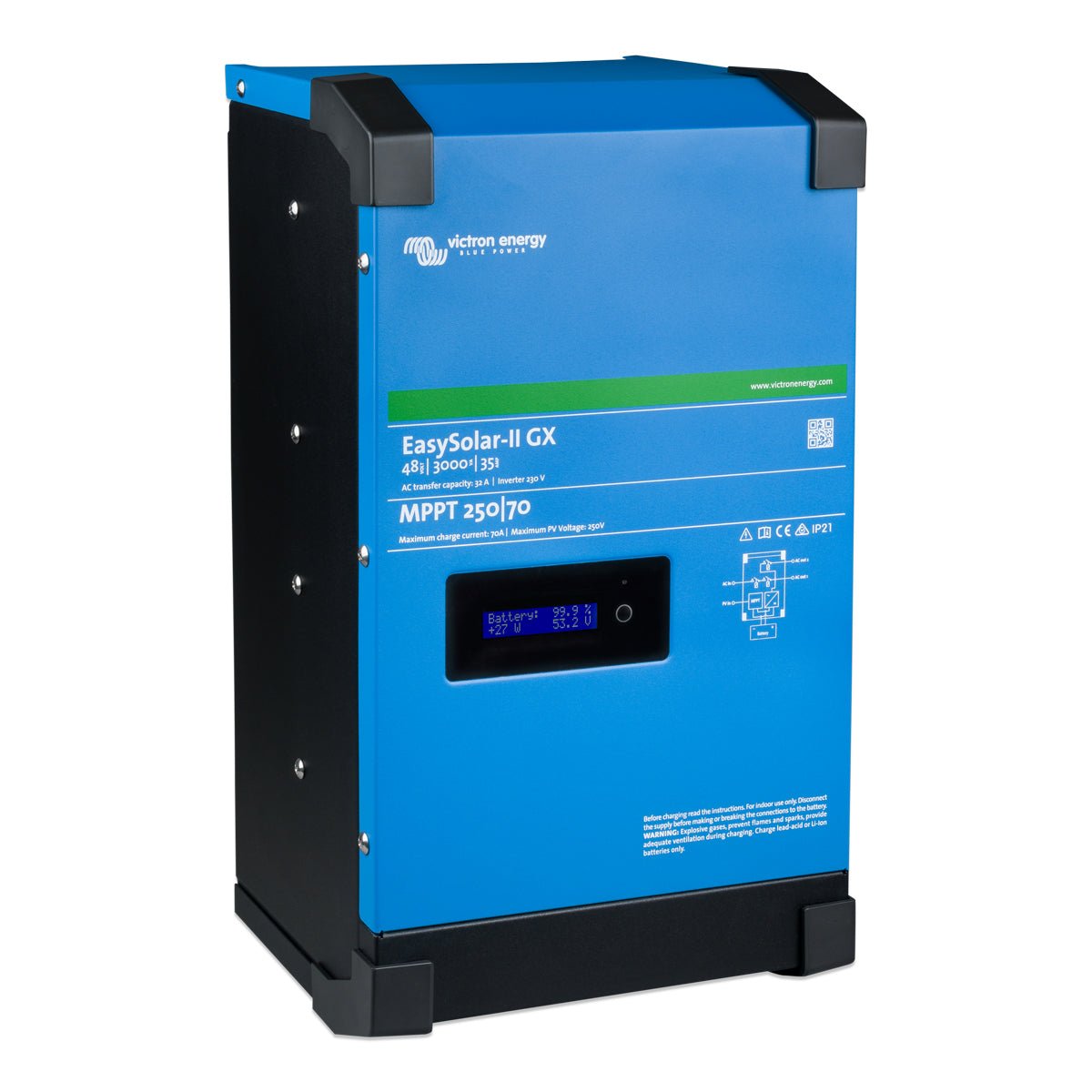 Victron EasySolar II GX 3kVA 2.4kW 24V-48V Inverter-Charger-MPPT - Image 2