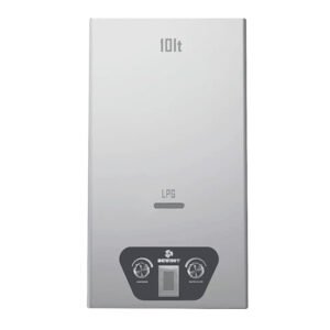 Dewhot 10 Litre Stainless Steel Diaphragm Activated Gas Water Heater-Outdoor