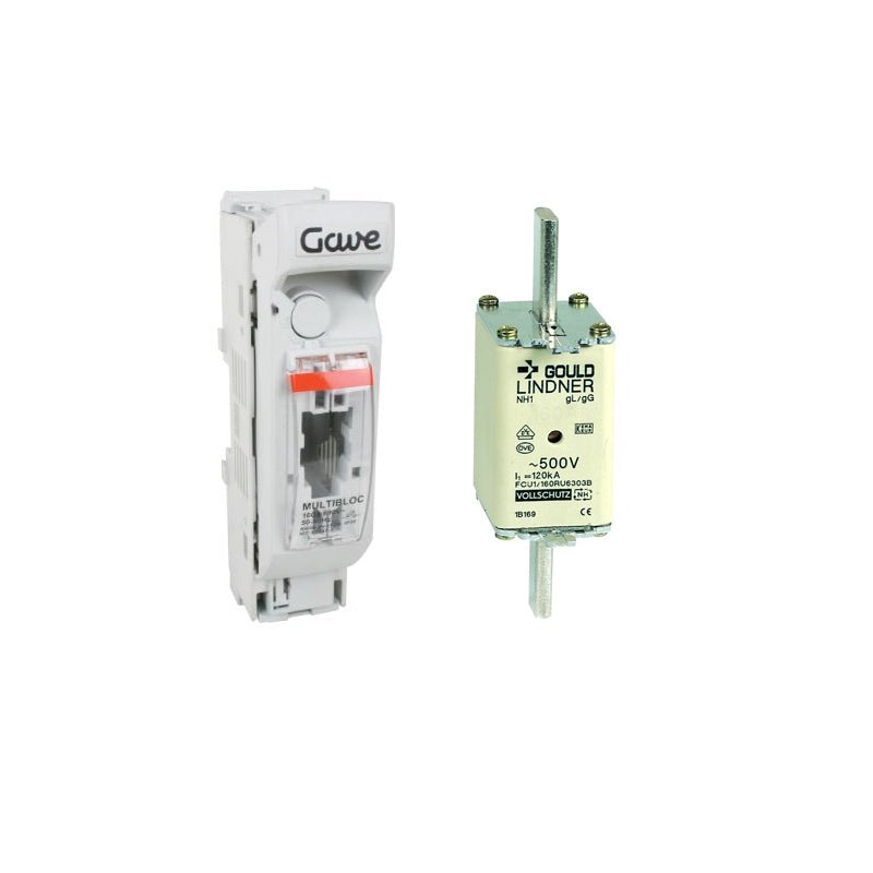 1 Pole NH 00 Fuse Switch Base with 63A Fuse
