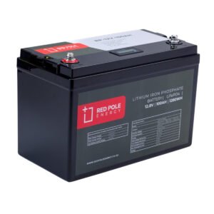 Red Pole Energy 12V 100Ah 1280Wh LiFePO4 Battery