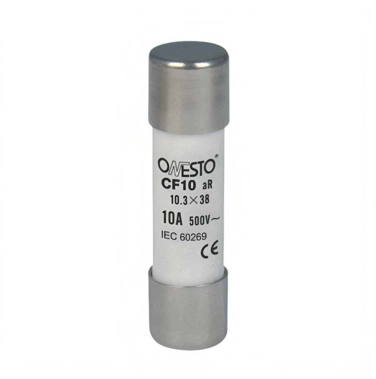 Onesto 10A 1000V 10x38 DC Cylindrical Fuse