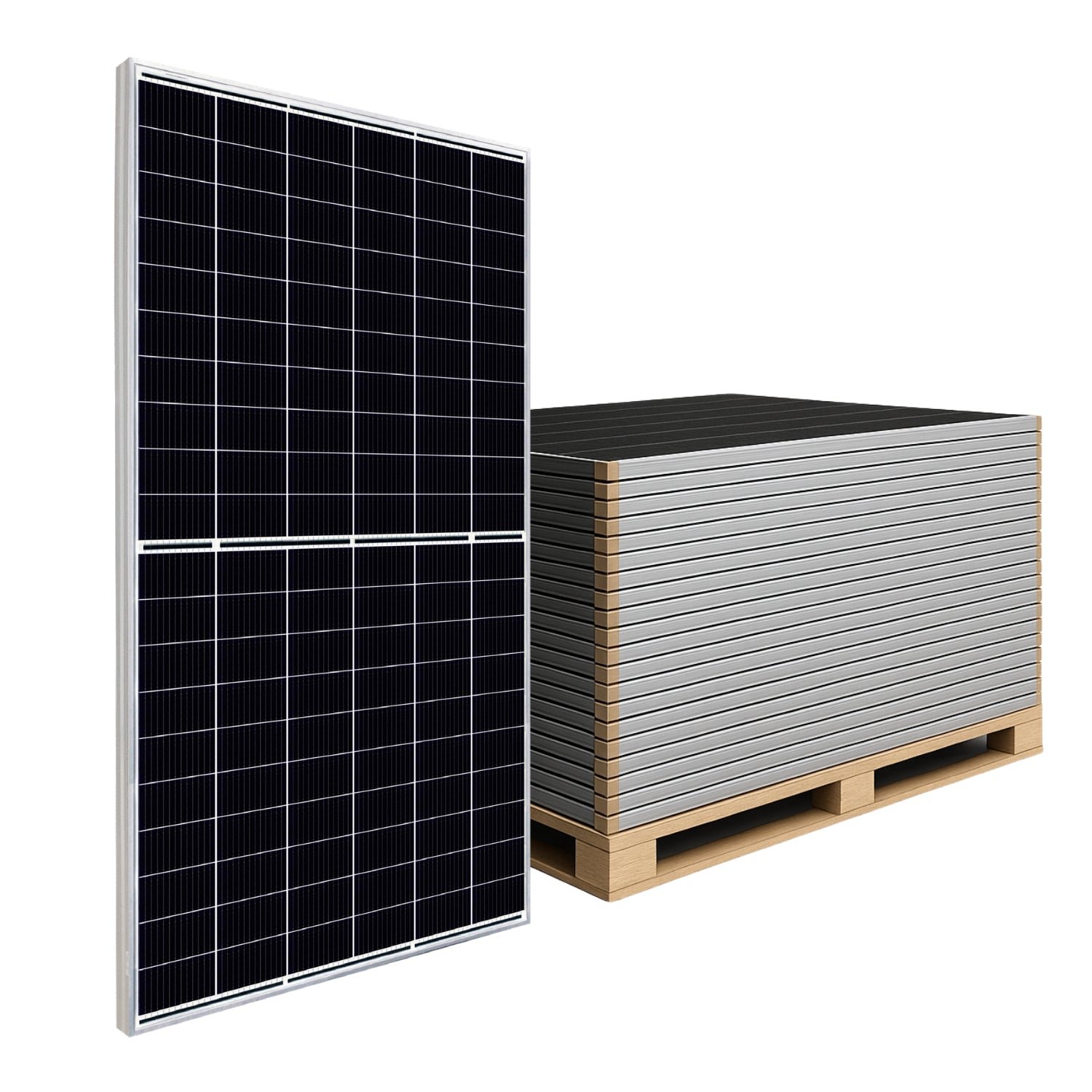 Trina Solar 635W i-TOPCon N-Type Dual Glass Bifacial Solar Panel Pallet of 36