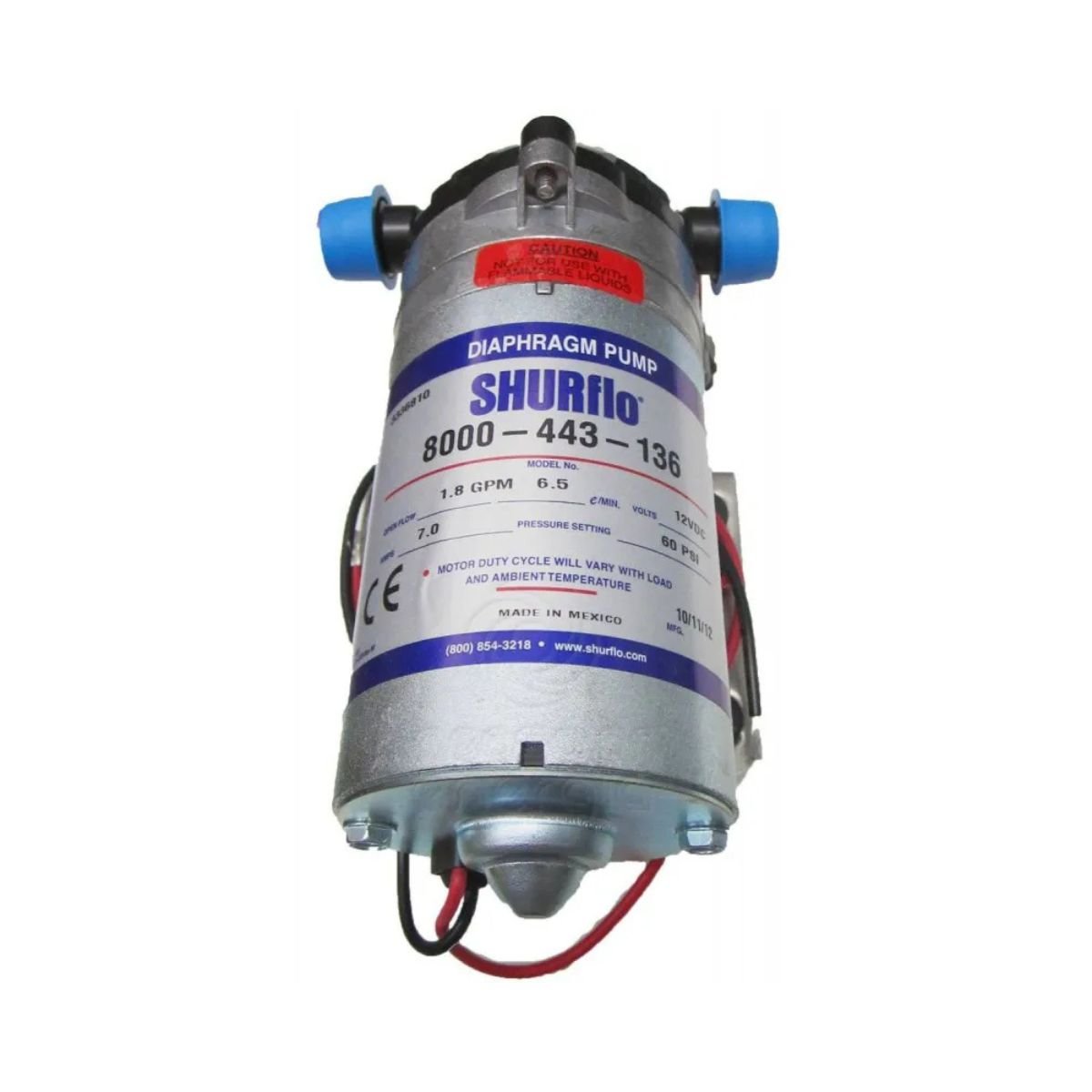 Shurflo 8000-443-136 12V Standard Demand Pump - Image 2