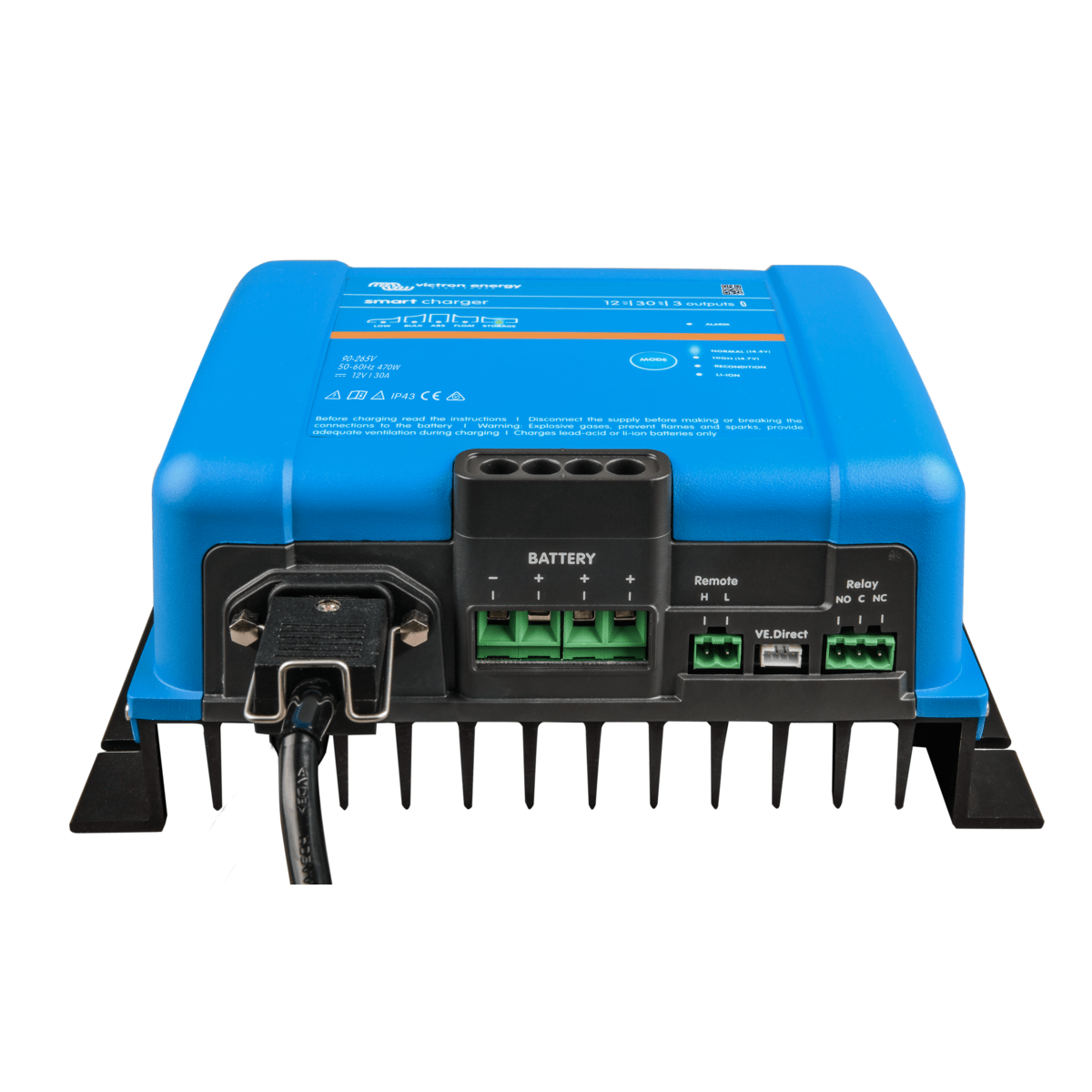 Victron Phoenix Smart IP43 24-16 16A 24V - 3 Output Battery Charger - Image 2