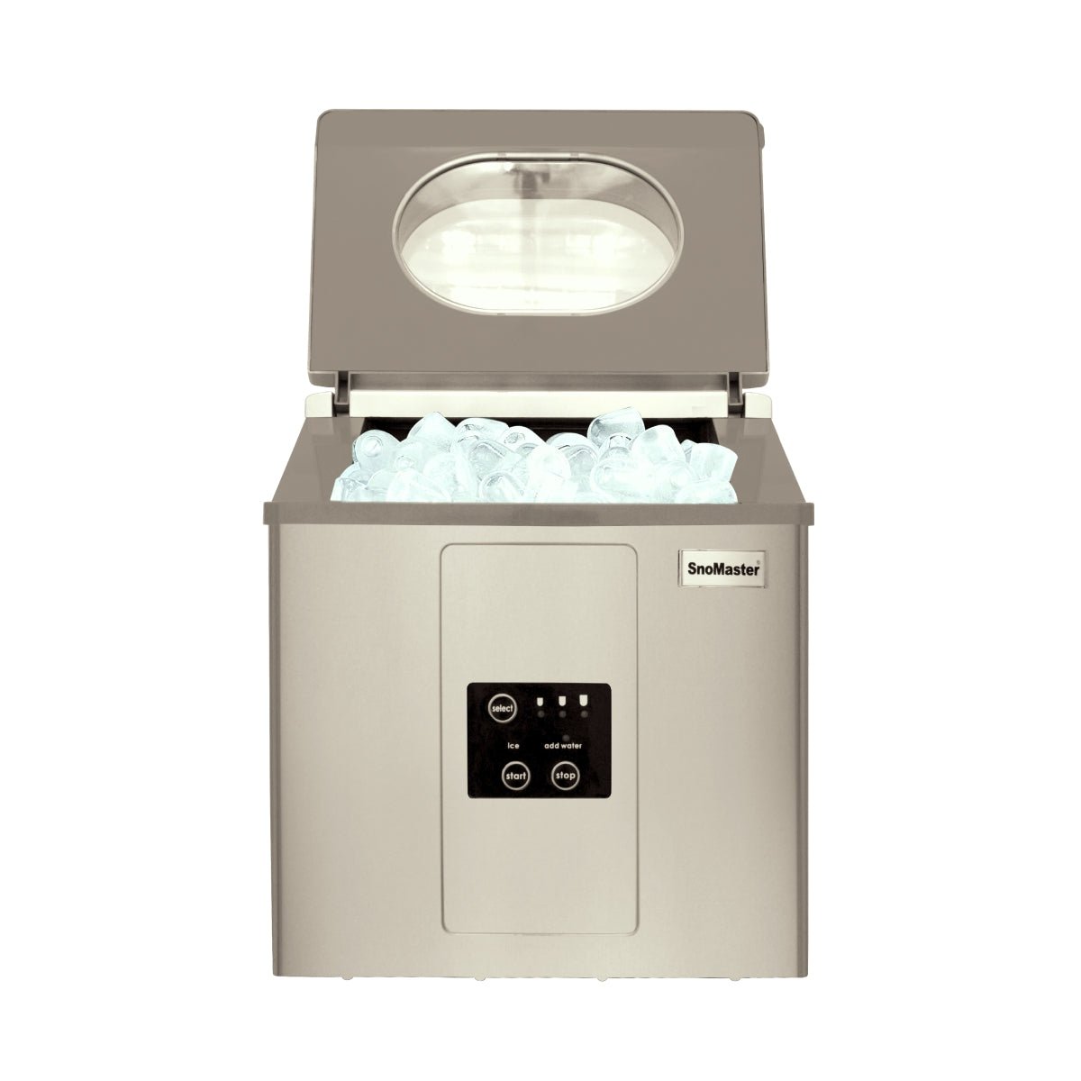 SnoMaster ZBC-15 Stainless Steel Counter-Top Bullet Type Ice-Maker - Image 2