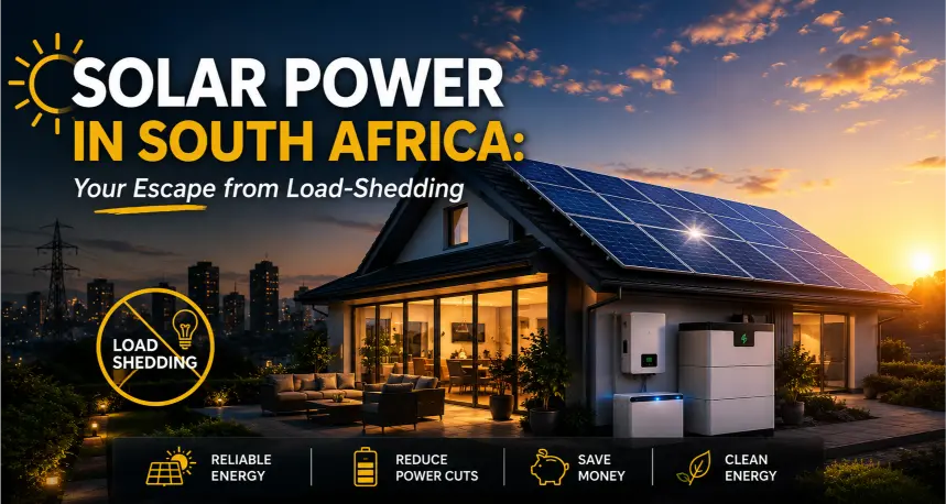 Solar Power in South Africa: Your Escape from Load-Shedding