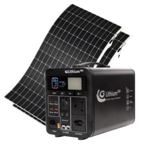 Sunman 200W Flexible Solar and Flexopower 700Wh Portable Power Station Combo