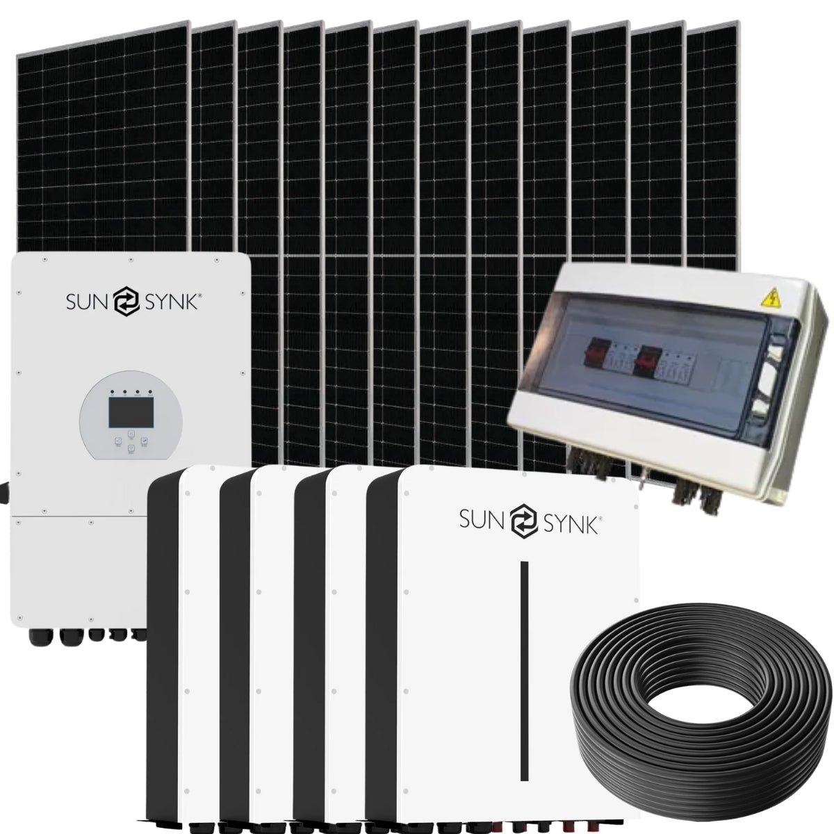 Sunsynk 12kW 20kWh 51.2V 3-Phase Hybrid System