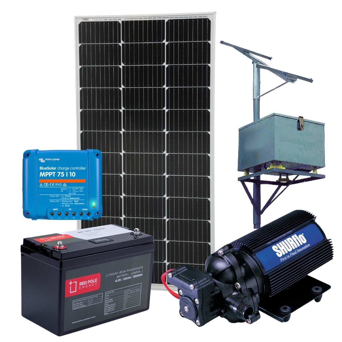 B&B Solar Powered Demand Pump Kit