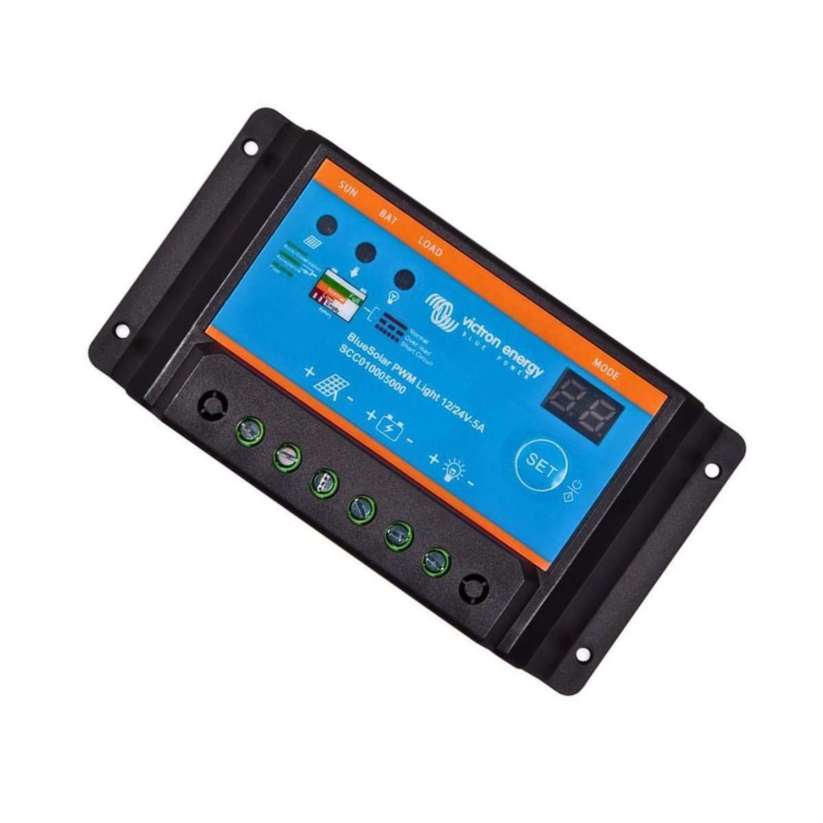 Victron Blue Solar Light 12V-24V-5A PWM Charge Controller - Image 2