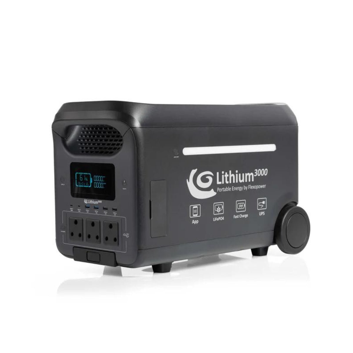 Flexopower Lithium 3000Wh Portable Power Station - Image 2