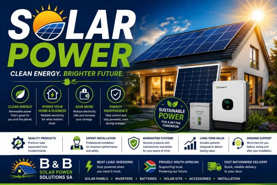 Solar power products for sale in South Africa