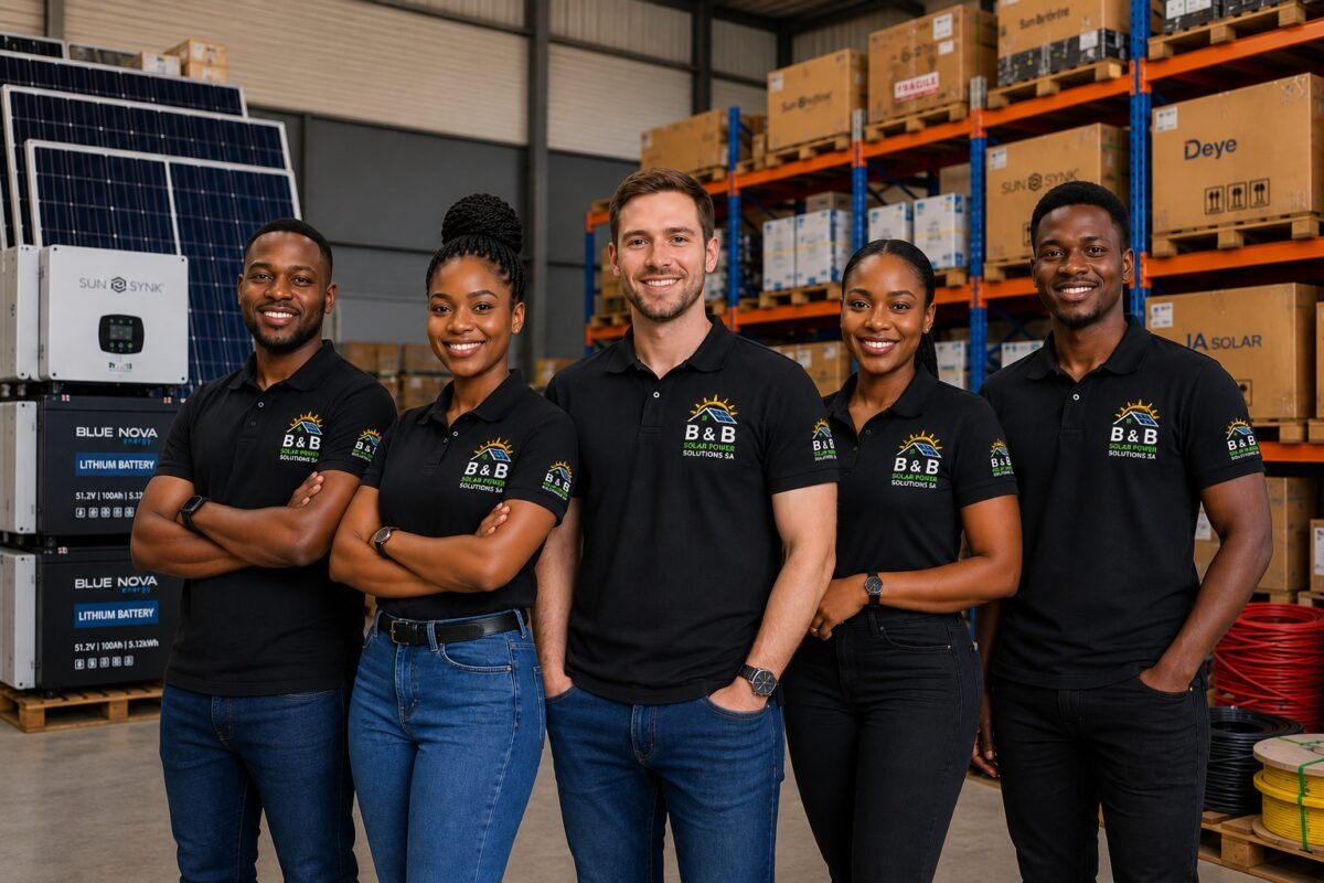 B&B Solar Power Solutions SA team