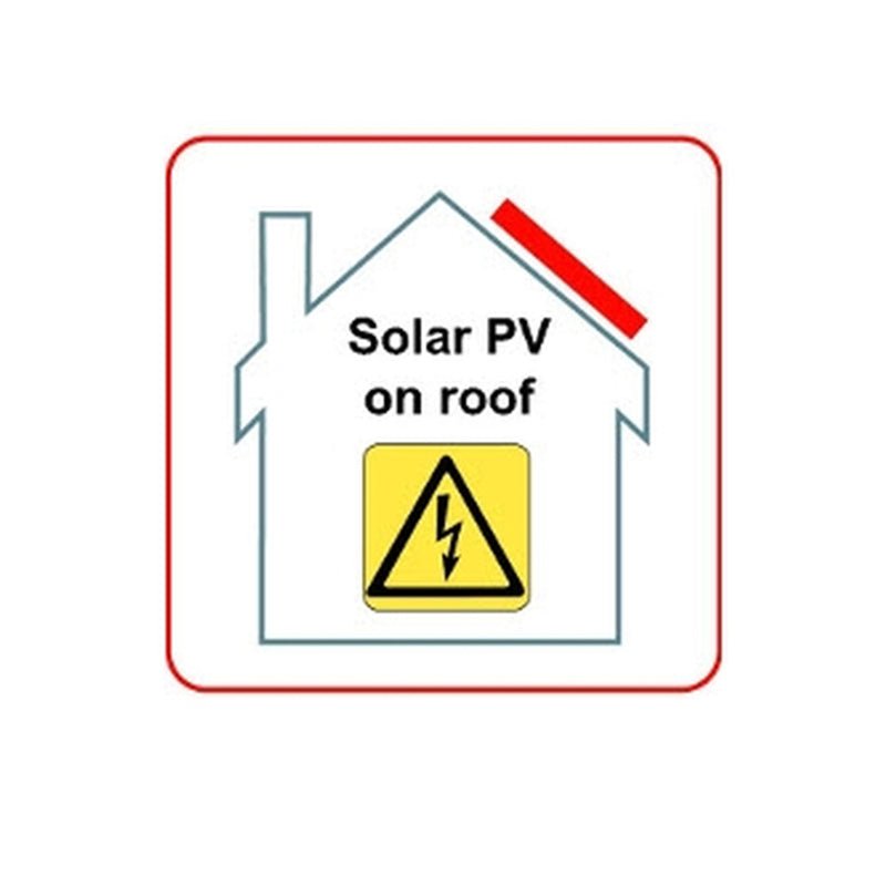 PV on Roof and Hazard Labels Pack - Image 2