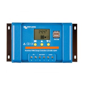 Victron Blue Solar 12V-24V-10A PWM Charge Controller with LCD & USB