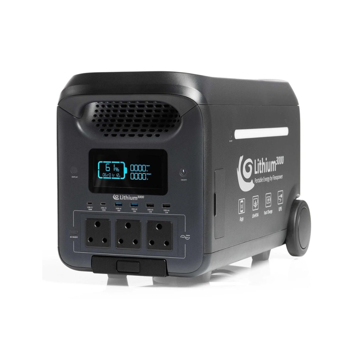 Flexopower Lithium 3000Wh Portable Power Station - Image 4