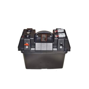 12V Portable Battery Box with Voltmeter