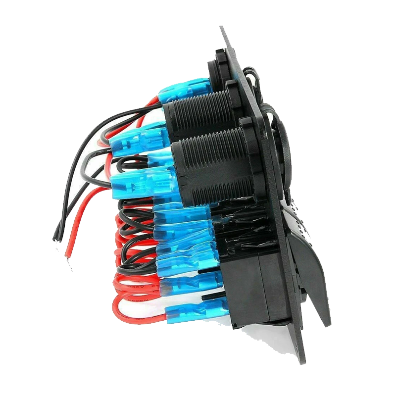 6-way Switch Panel with USB and Voltmeter - Image 3