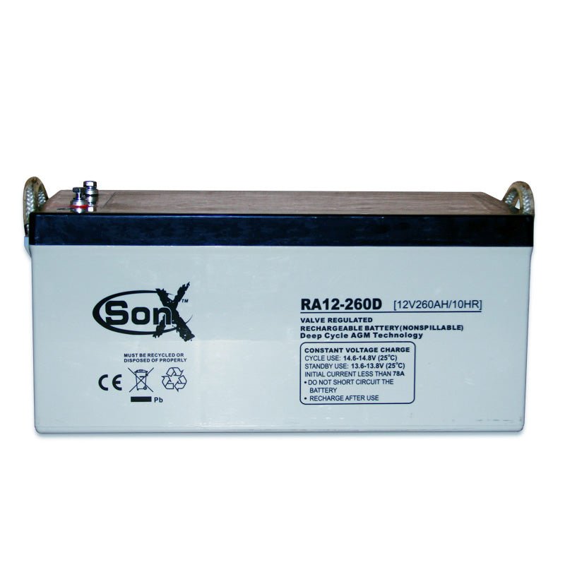 SonX 260Ah 12V AGM Battery