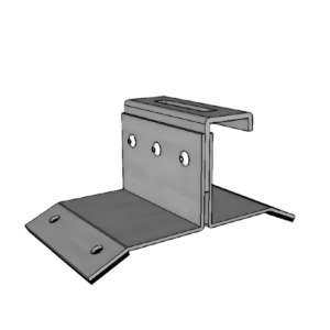 KD Solar Corrugated PCSLOT Bracket 78mm